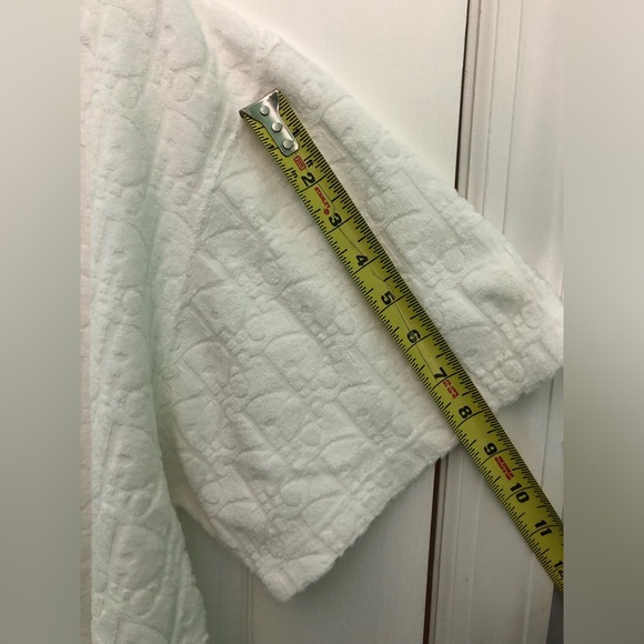 👍🏼Dior Jacquard Terry Cotton Shirt. White 3XL - Picture 8 of 9